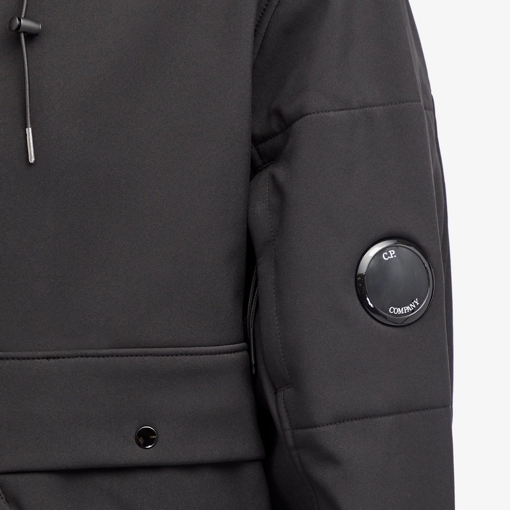 CP Company Men's C.P. Shell-R Hooded Parka Jacket Black